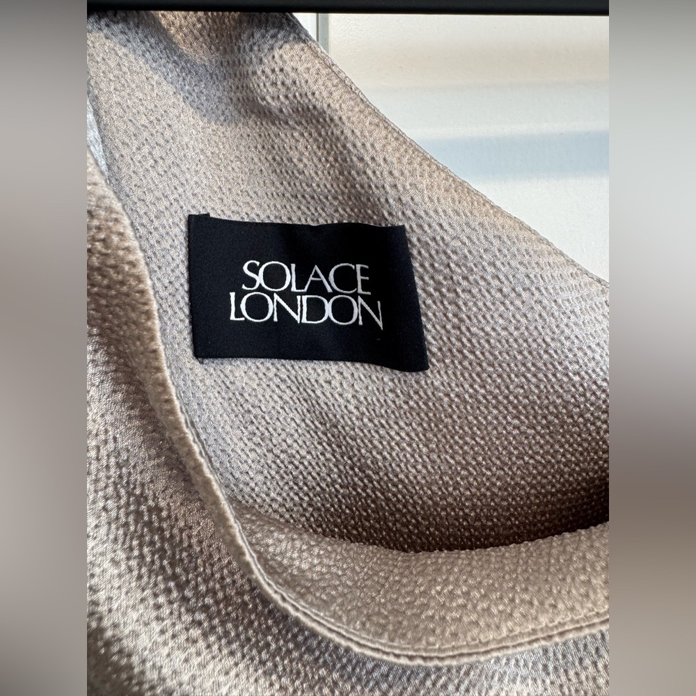 Solace London The Marcie Mini Dress in Pewter - Picture 9 of 10